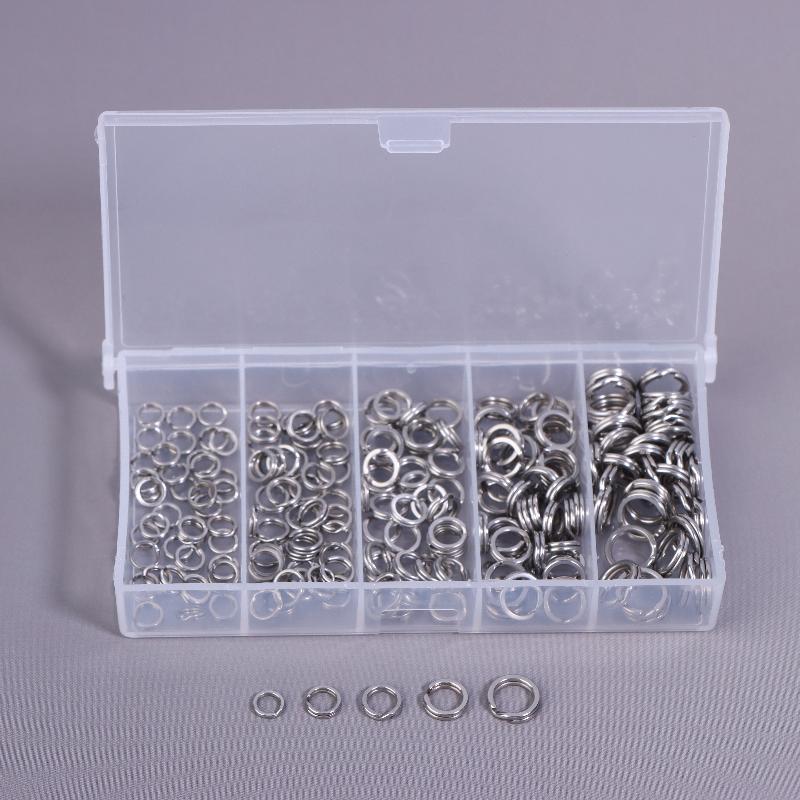 Fishing Lure Jig - Paslanmaz Çelik O-Şekilli Halka Seti 200