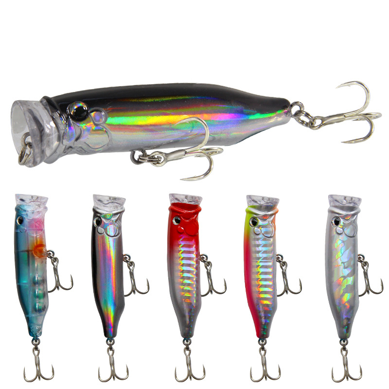 Fishing Lure Popper - 5 Adet Yüzey Su Popper Balıkçılık