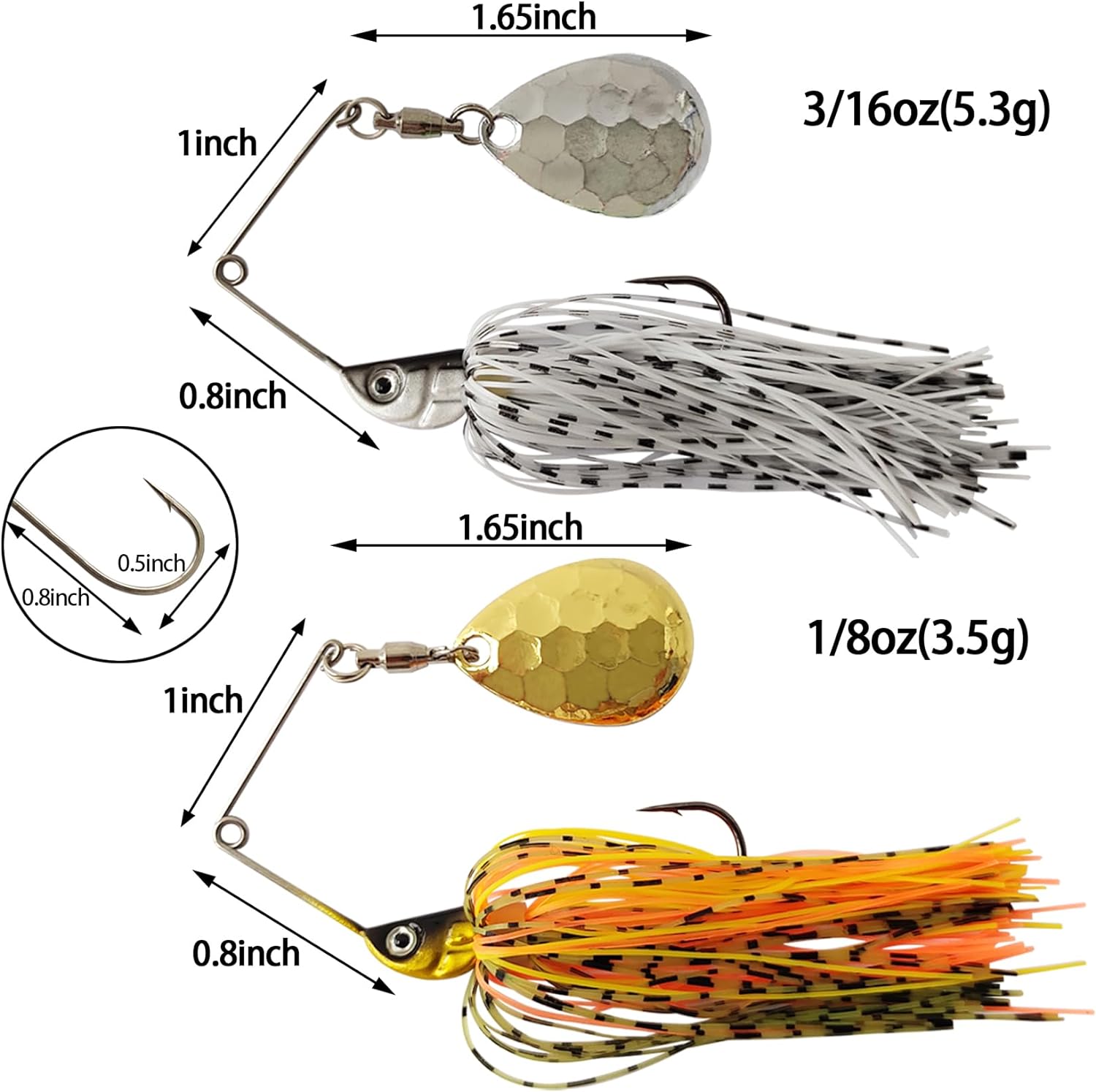 Eupheng Spinner Yem Kaşık Tel  - Fishing Lure Buzzbait incelemesi ve fiyatı