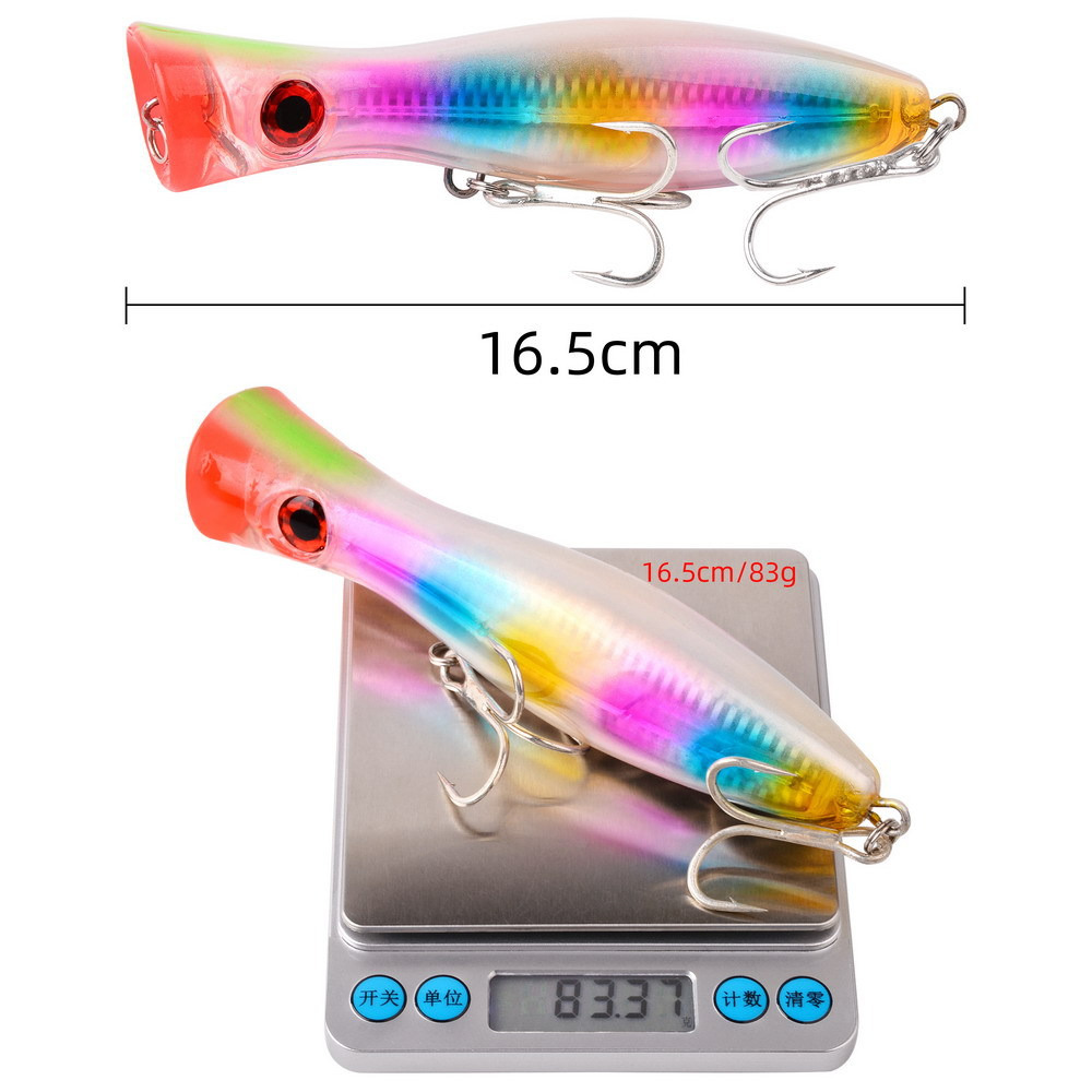 1 adet 43g/83g Büyük Popper Yü - Fishing Lure Popper incelemesi ve fiyatı