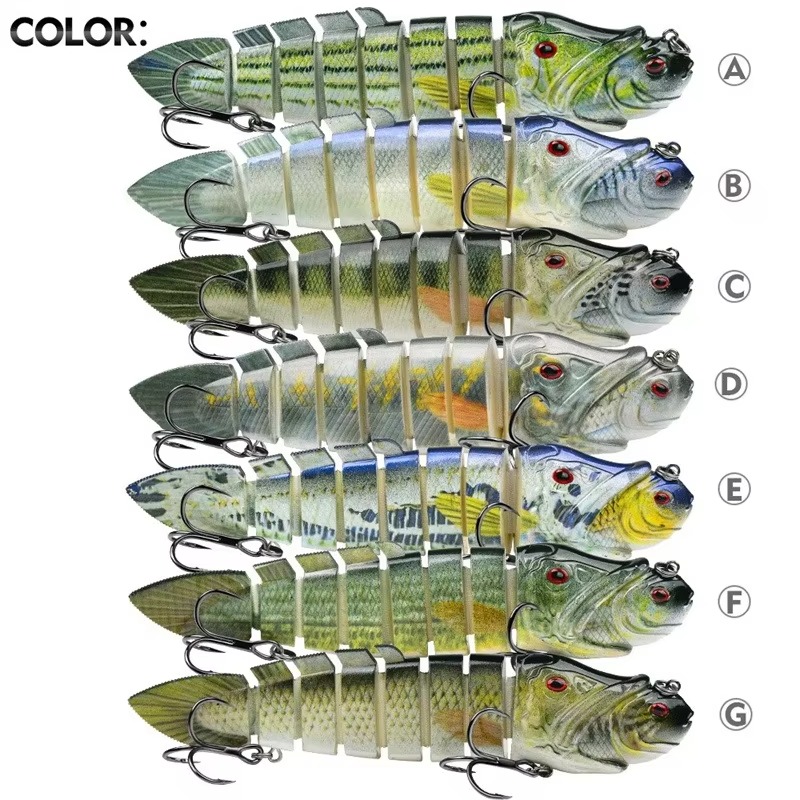 8 Eklemli Gerçekçi Yem 8 Bölüm - Fishing Lure Popper incelemesi ve fiyatı