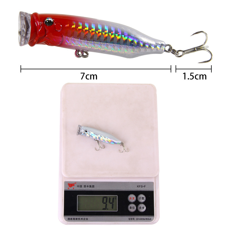 5 Adet Yüzey Su Popper Balıkçı - Fishing Lure Popper incelemesi ve fiyatı